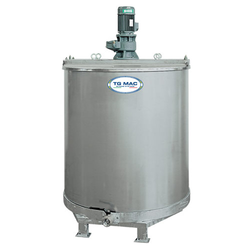 Mastello agitatore ideale per tenere continuamente in sospensione gli smalti ceramici in stoccaggio.